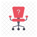Office Chair Furniture Question Mark Icon