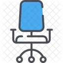 Office Chair Boss Chair Rotating Icon
