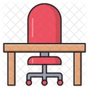Office Chair Desk Icon