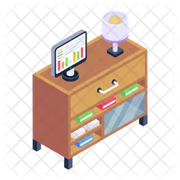 Office Desk  Icon