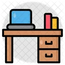Office Desk Furniture Office Table Icon