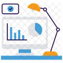 Workplace Office Work Station Icon
