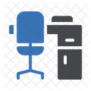 Office Desk Chair Icon