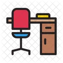 Office Desk Chair Icon