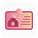 Office entry card  アイコン