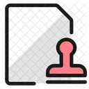 Office File Stamp Streamline Ultimate Icon