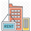 Office For Rent Building For Rent For Rent Icon