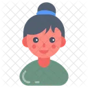 Office Girl Professional Job Holder Icon