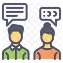 Office Chatting Communication Icon