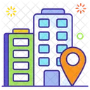 Office Location Workplace Address Office Building Icon