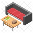 Office Lounge Lounge Sofa Icon