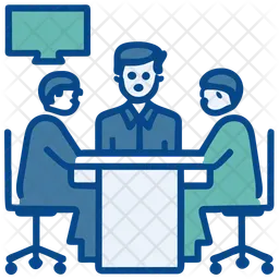 Office Meeting  Icon