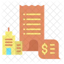 Office Payment Office Rent Payment Office Building Icon