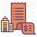 Office Payment Office Rent Payment Office Building Icon