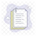 Office Report Office Document Document Pin Icon