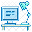 Office Space Monitor Computer Icon