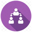 Office Structure Leader Management Icon