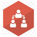 Office Structure Leader Management Icon