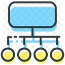 Office Structure Business Plan Businessman Icon