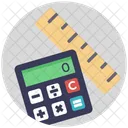Maths Calculator Ruler Icon
