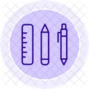 Office Supplies Line Icon Icon