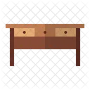 Furniture Bookcase Desk Icon