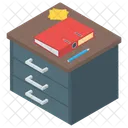 Office Workplace Working Desk Icon