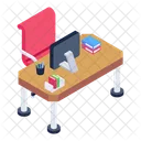 Office Desk Office Table Workplace Icon