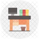 Office Table Desk Furniture Icon