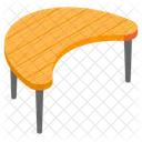 Office Table Crescent Icon