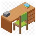 Office Table Hotel Furniture Furniture Icon