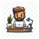 Work Businessman Female Icon