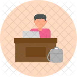 Office Worker  Icon