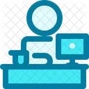 Office Worker  Icon