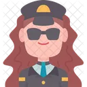 Officer Police Security Icon