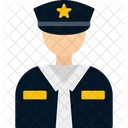Officer Police Army Icône