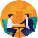 Official Discussion Professional Discussion Business Suggestion Icon
