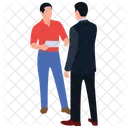 Official Discussion Office Talk Communication Icon