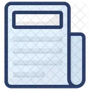 Official Document Folded Paper Letter Icon