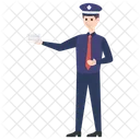 Officier De Police Policier Policier Icon
