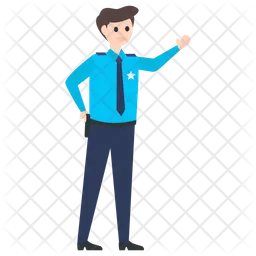 Officier de police  Icône