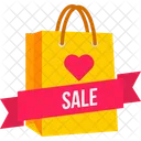 Saint Valentin Vente Offre Icône