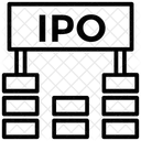 Introduction En Bourse Offre Publique Introduction En Bourse Dentreprise Icône