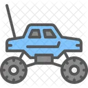 Offroad Auto Rennen Symbol