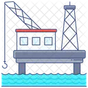 Offshore Oil Rig Offshore Platform Icon