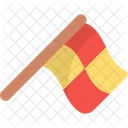 Offside Flag Referee Soccer Icon