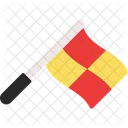 Offside Flag Referee Soccer Icon