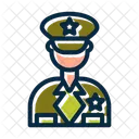 Policia Hombre Avatar Icono