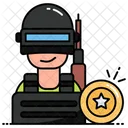 Oficial Hombre Policia Icono