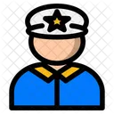 Oficial De Policia Policia Policia Icono